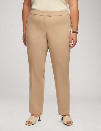 Anne Klein Contour Stretch Bowie Pant Grote Maat Beige | NLNZX79247