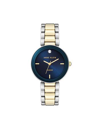 Anne Klein Diamond Dial Bracelet Watch Bestsellers Donkerblauw | NLJZR40325