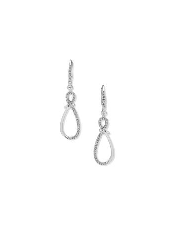 Anne Klein Drop Knot Pierced Earring Zilver | ANLWC50405