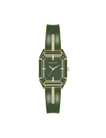 Anne Klein Elegant Bangle Bracelet Watch Metalen Groen Goud | YNLGT34270