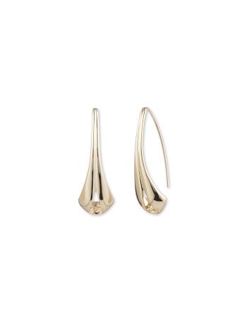 Anne Klein Gold-Tone Folded Earring Goud | ANLWC66475