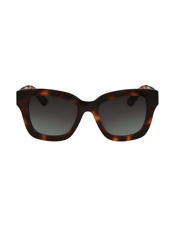 Anne Klein Klassieke Frame Sunglasses Vierkant Oranje | ENLHC76678