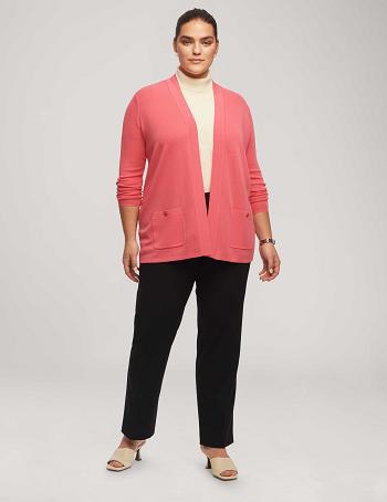 Anne Klein Malibu Cardigan Grote Maat Roze | NLJKU48861