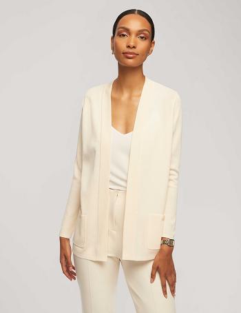 Anne Klein Malibu Cardigan Truien Wit | NLXBR83372