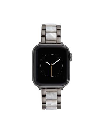 Anne Klein Marbleized Resin Bracelet Band Apple Watch-accessoires Grijs Wit | NLCIF90338