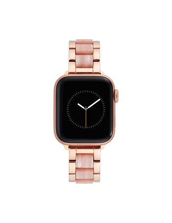 Anne Klein Marbleized Resin Bracelet Band Apple Watch-accessoires Roze Roze Goud | TNLPQ31511