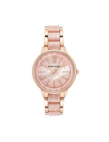 Anne Klein Marbleized Resin Bracelet Watch Bestsellers Roze | NLXBR25958