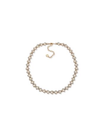 Anne Klein Open Faux Pearl Station Collar Kettingen Goud | PNLER12640