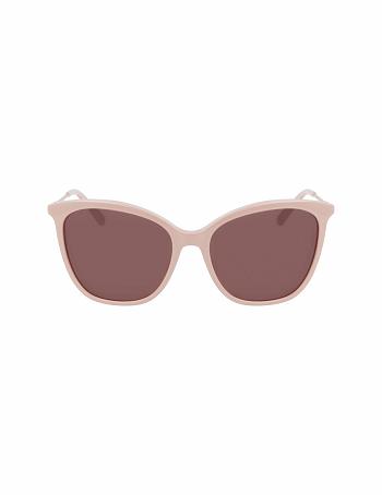 Anne Klein Oversized Sunglasses Vierkant Grijs Bruin | XNLBH87560