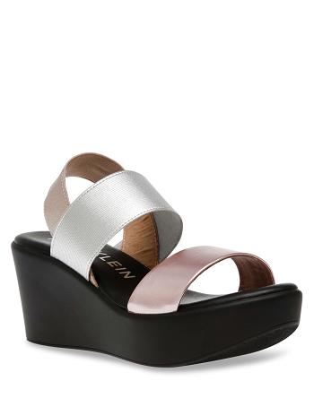 Anne Klein Praga Platforms Sandalen Metal Gekleurd | ENLHC18961