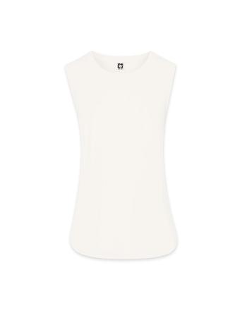 Anne Klein U-Neck Mouwloos Shell Topjes Wit | UNLTG85650