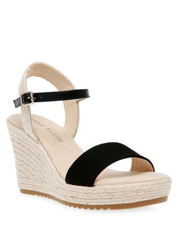 Anne Klein Wylie Wedge Bestsellers Zwart | NLJVR40818