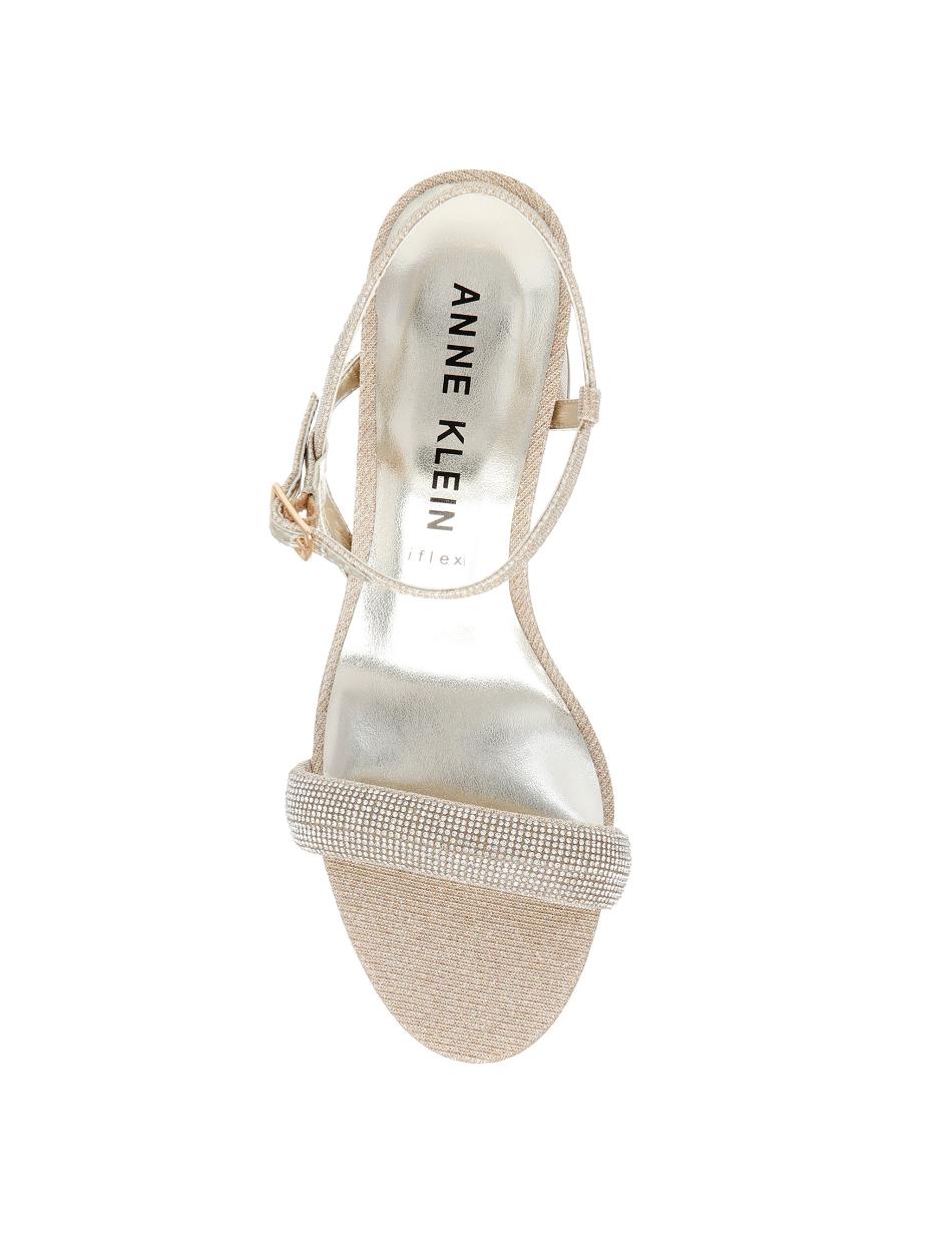 Anne Klein Adaline Jurken Sandal Hakken Zilver Goud | NLJBT94268