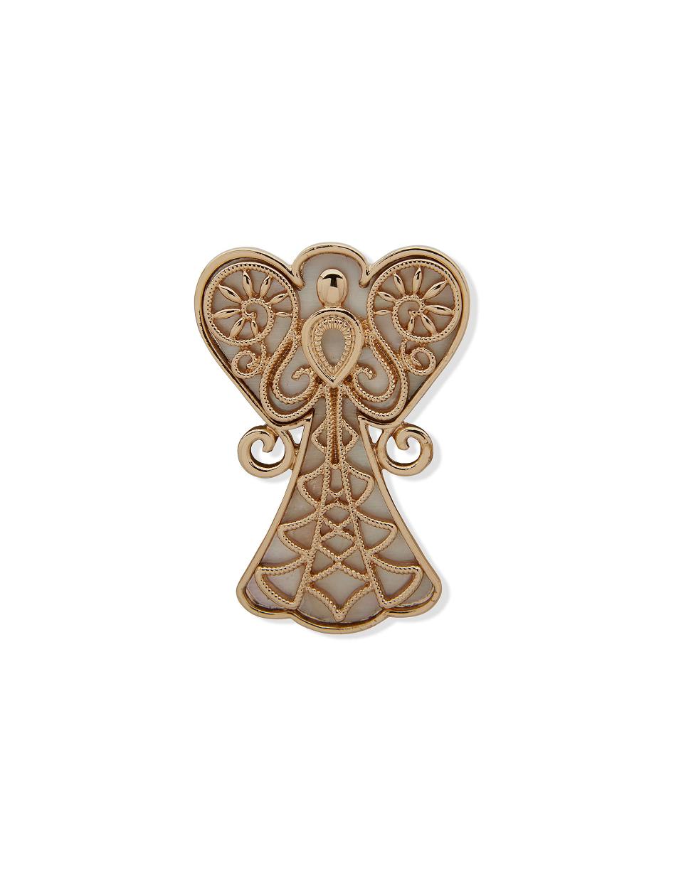 Anne Klein Angel Mother of Pearl Pin in Gift Box Broches Goud | ZNLNQ30803