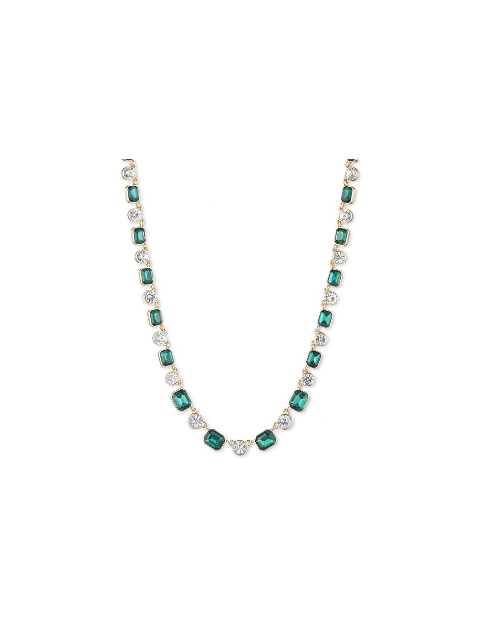 Anne Klein Bright Emerald Collar Kettingen Turquoise Goud | NLZDE66295