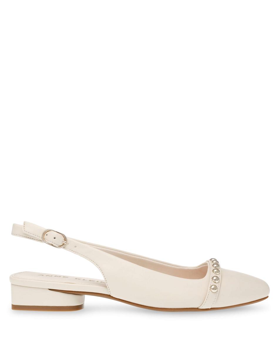 Anne Klein Cena Sling Back Appartementen Wit | ANLDF20319