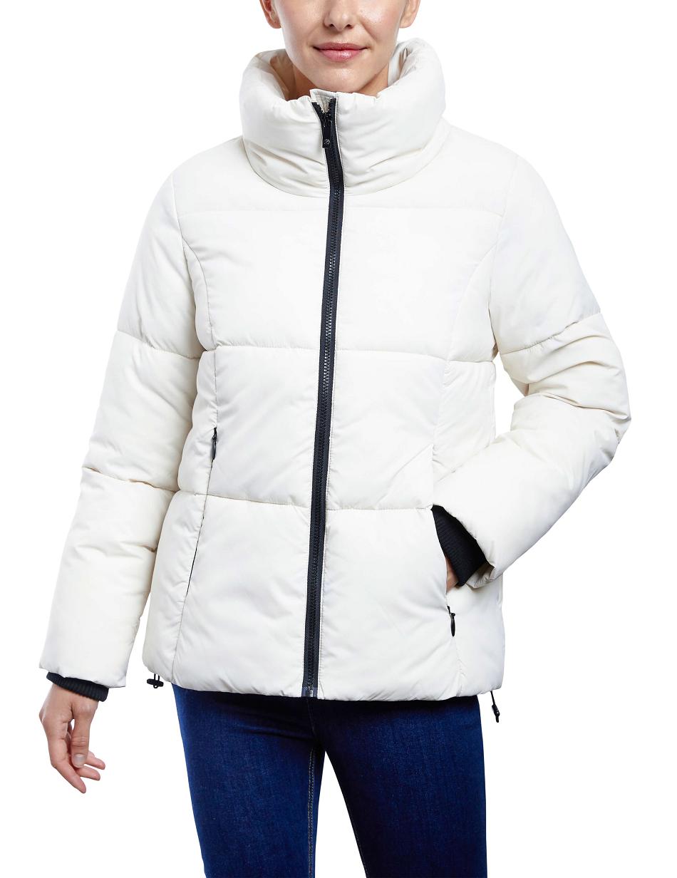 Anne Klein Consider It Kort Puffer Jacket Bovenkleding Wit | FNLHY71106