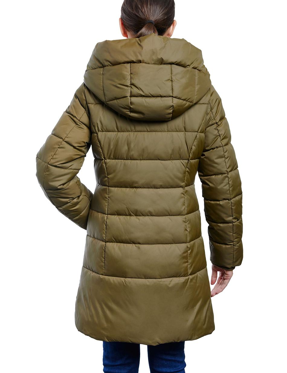 Anne Klein Consider It Snap Front Puffer Jacket Bovenkleding Groen | DNLVO82068