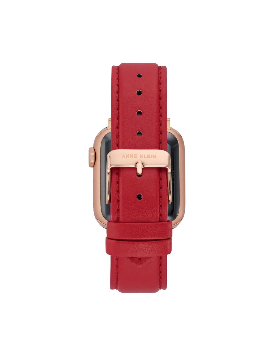 Anne Klein Considered Apple Peel Leren Band Apple Watch-accessoires Rood Roze Goud | GNLUC24484