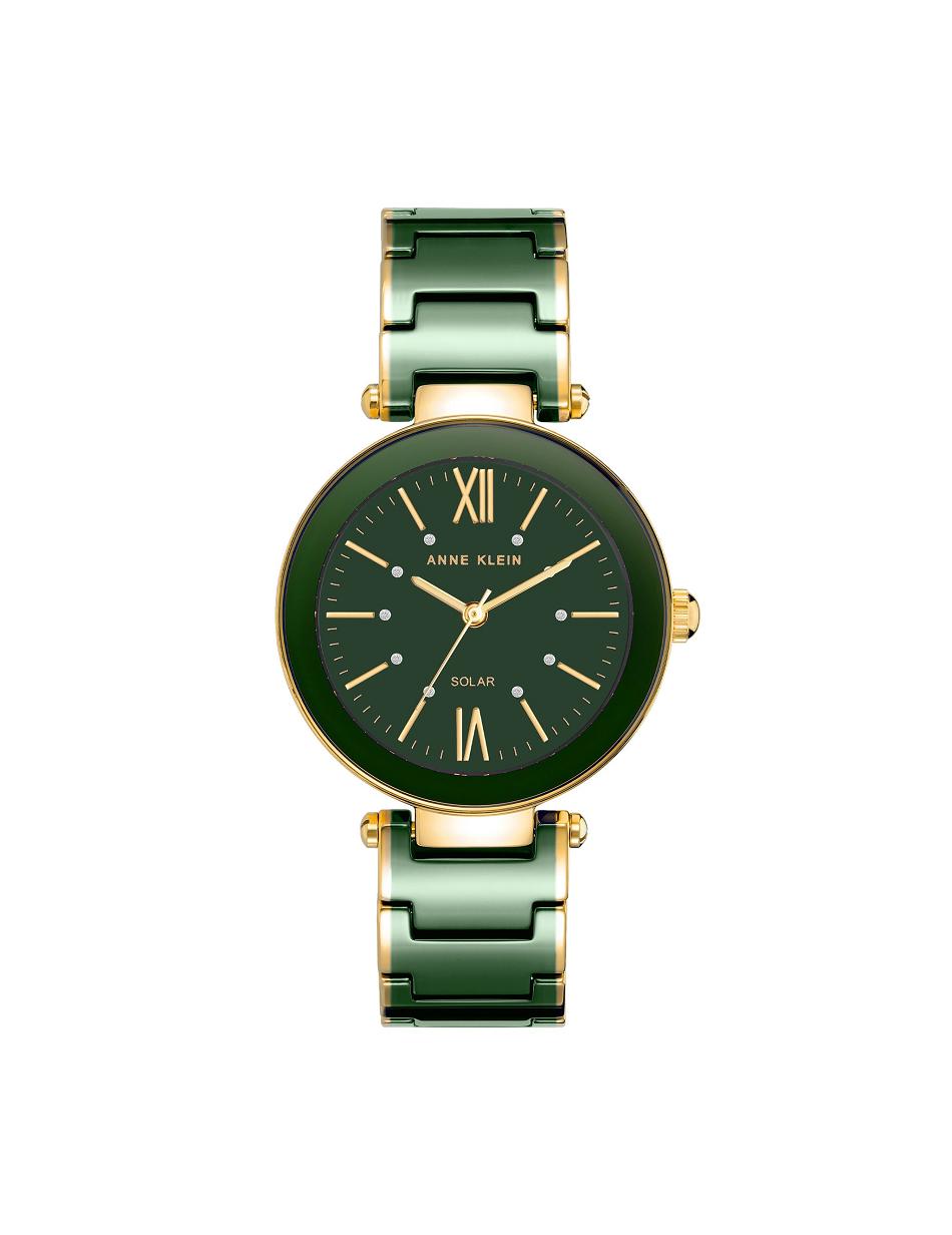 Anne Klein Considered Solar Powered Watch Keramiek Goud Groen | NLZPD24377