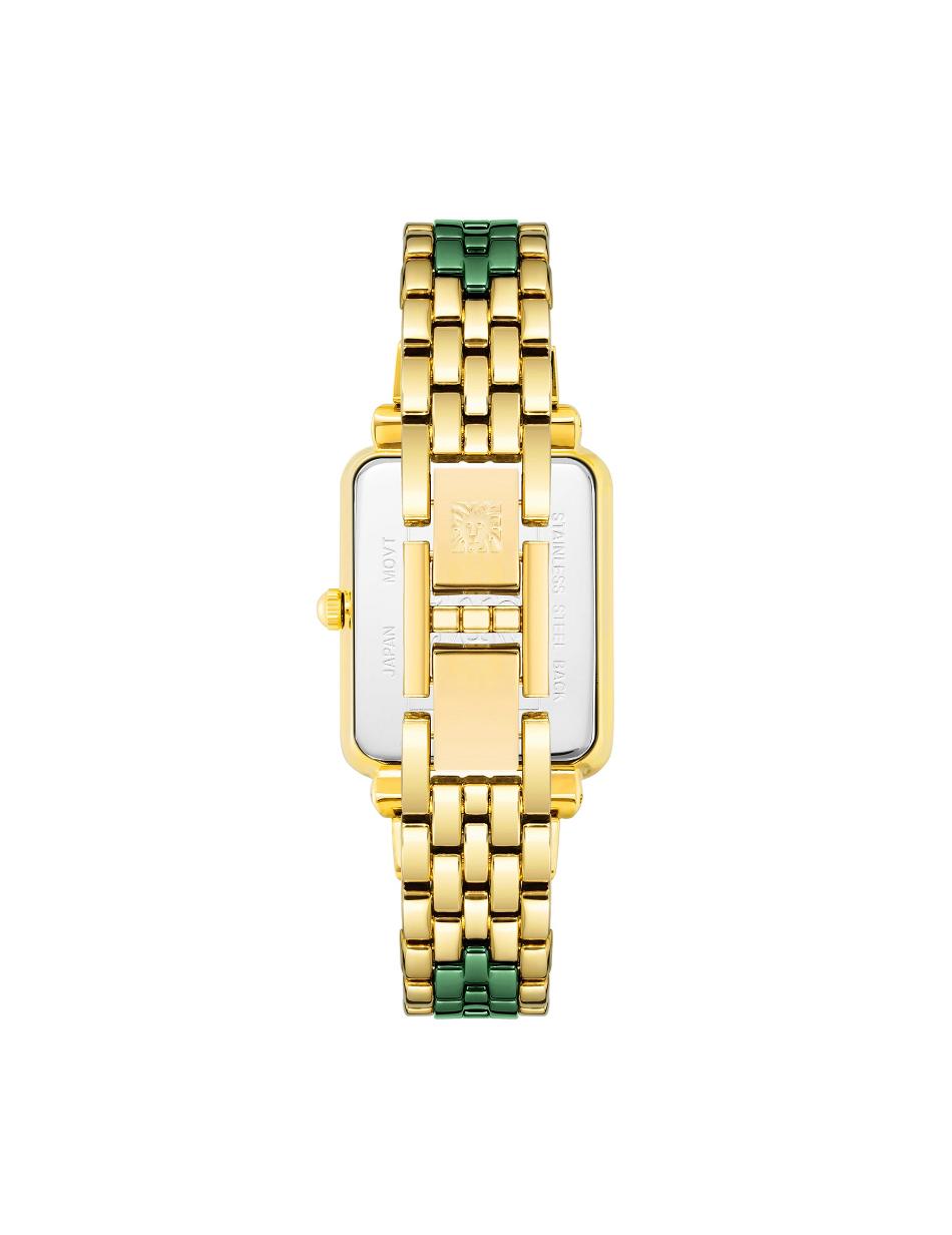 Anne Klein Diamond Dial Watch Keramiek Goud Groen | DNLKV17504