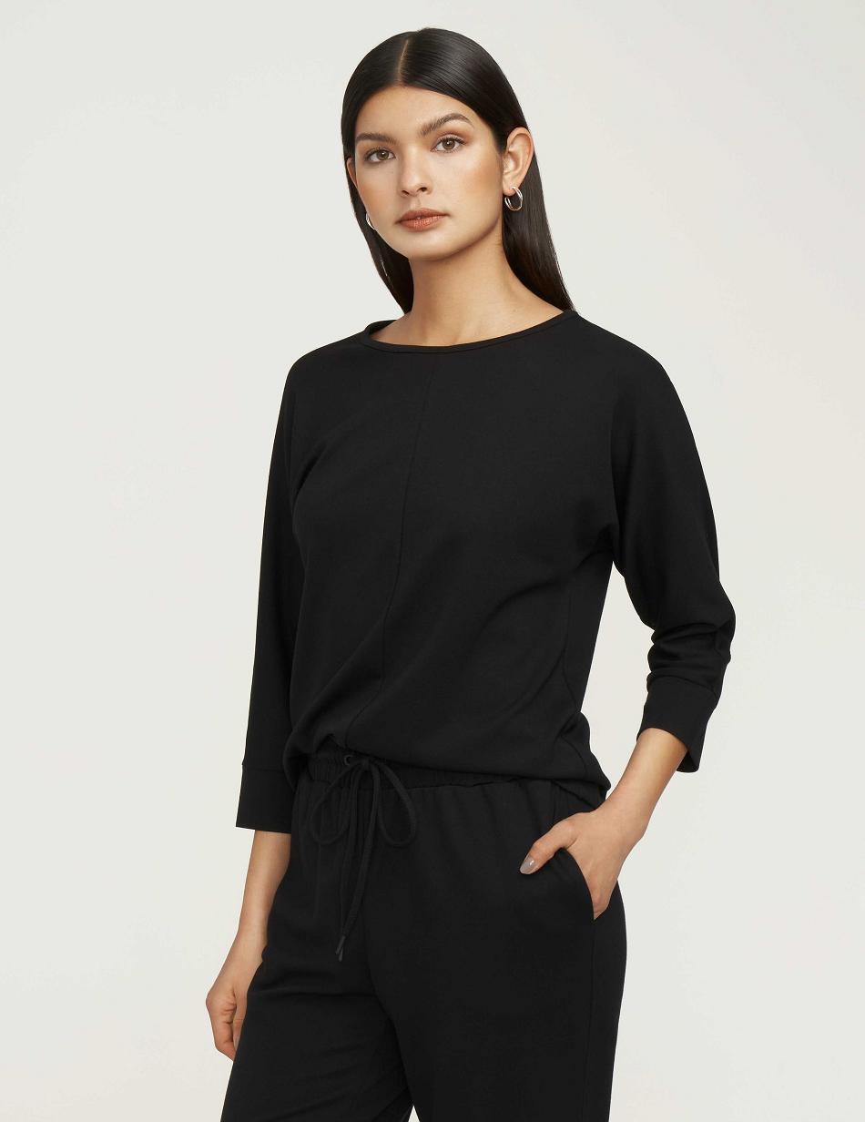 Anne Klein Dolman Seam Pullover Bestsellers Zwart | NLEGJ28537