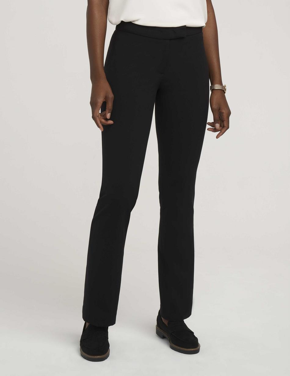 Anne Klein Flare Leg Pant Broek Zwart | PNLER95412