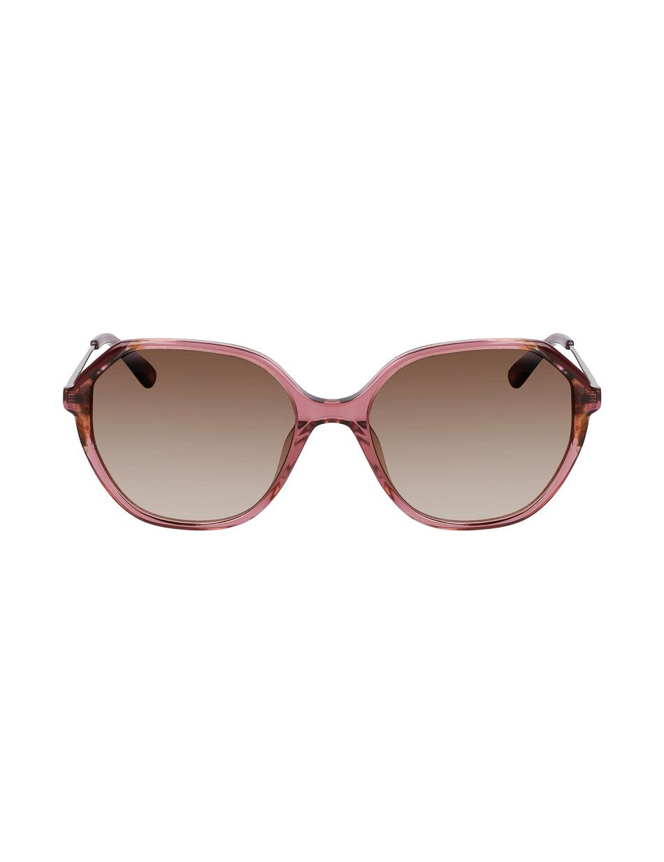 Anne Klein Geometric Sunglasses Vierkant Bordeaux | ENLHC50036