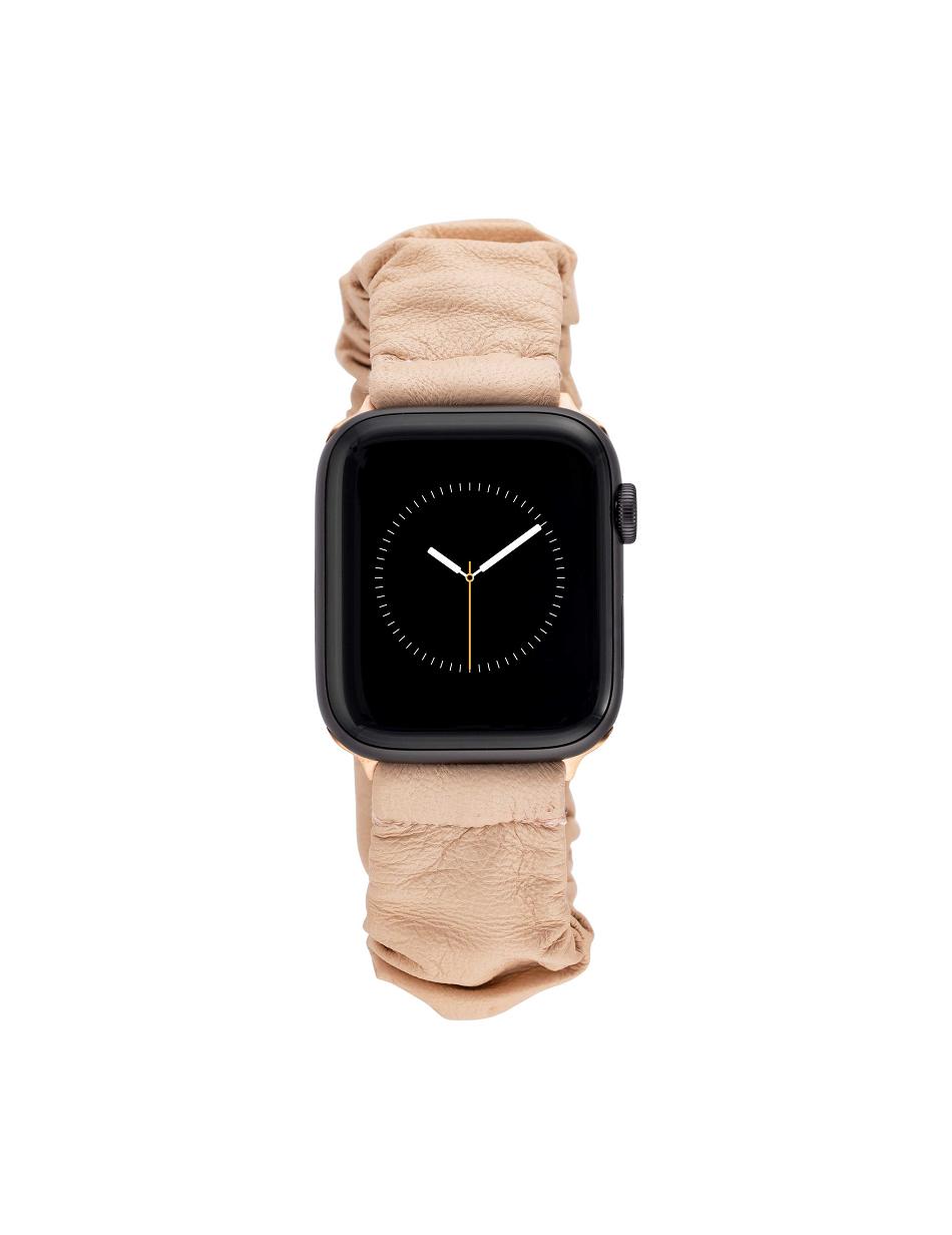 Anne Klein Leren Scrunchie Elastic Band Apple Watch-accessoires Roze Roze Goud | FNLUI82369