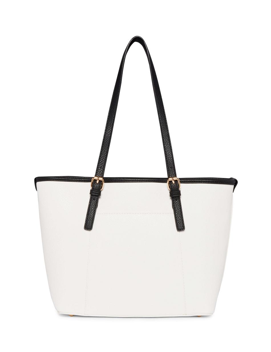 Anne Klein Medium Perfect Tote Tassen Wit Zwart | NLJVR43111