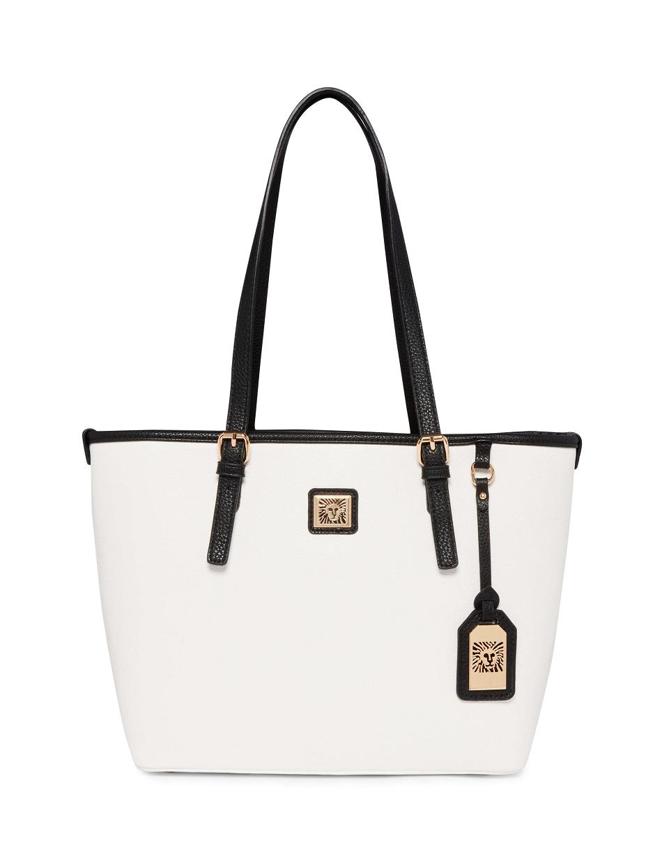 Anne Klein Medium Perfect Tote Tassen Wit Zwart | NLJVR43111