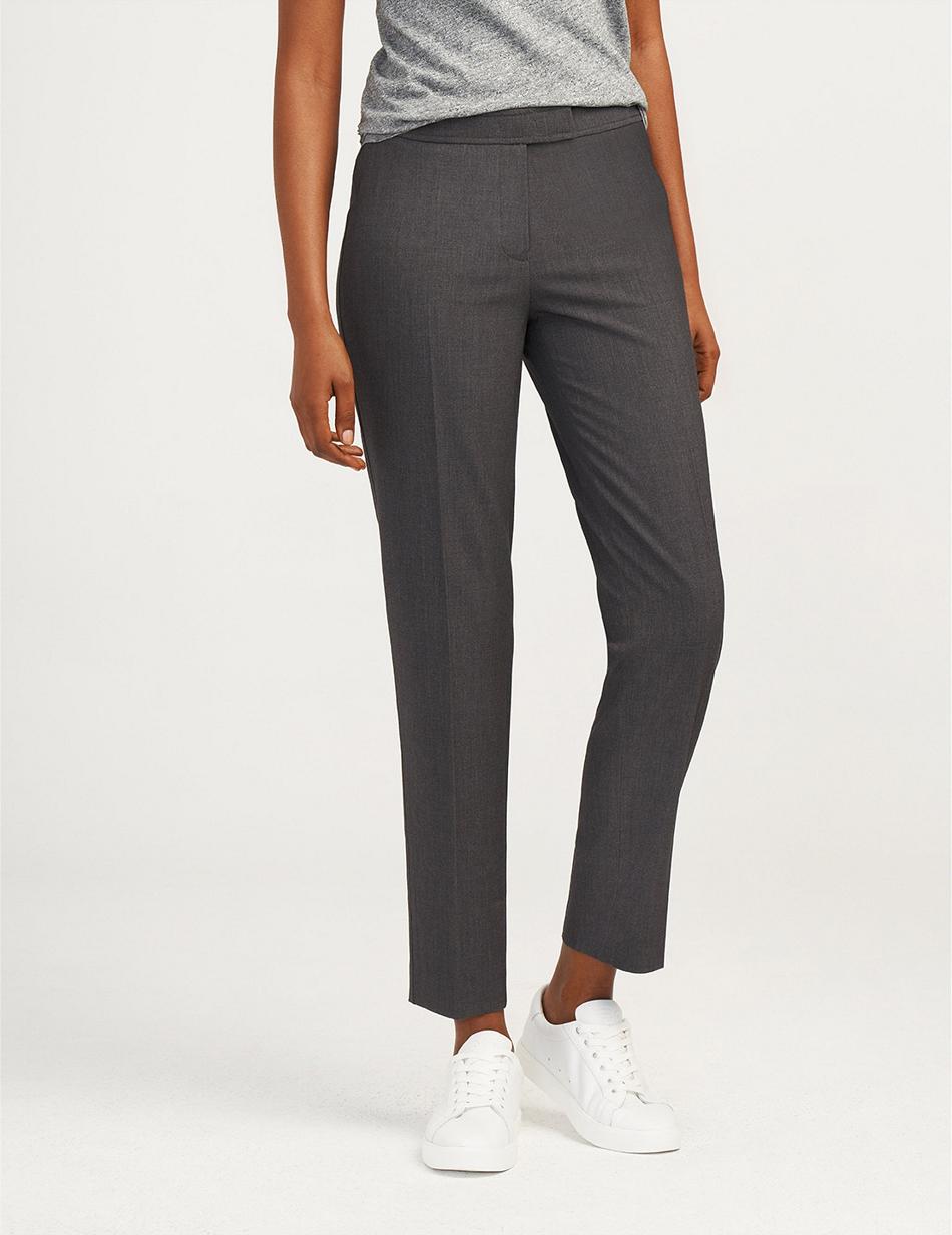 Anne Klein Melange Slim Leg Pant Broek Grijs | XNLBH13677