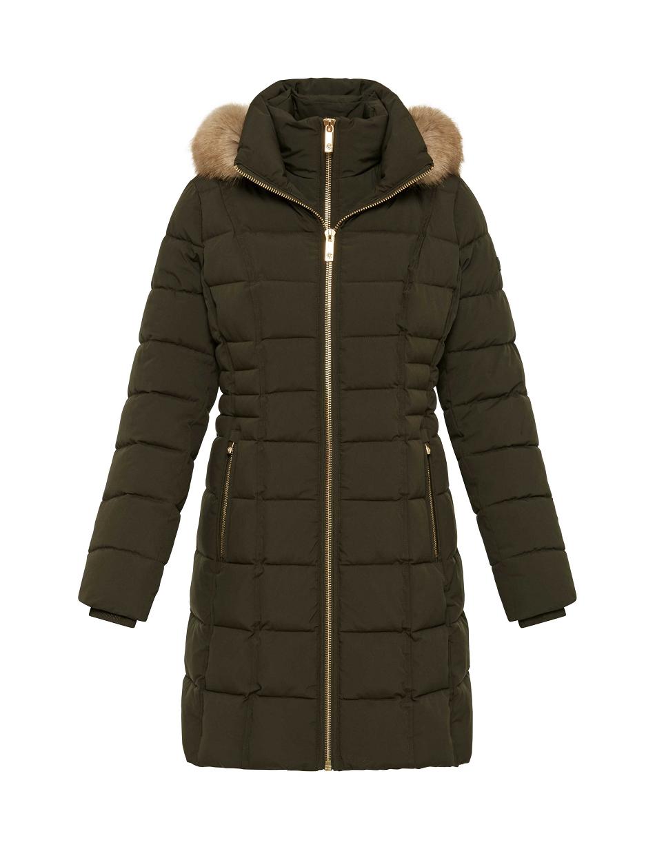 Anne Klein Met Capuchon Puffer Coat Bovenkleding Diepgroen | ENLVG79830