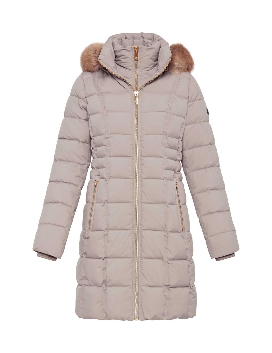 Anne Klein Met Capuchon Puffer Coat Bovenkleding Grijs | SNLVO86270