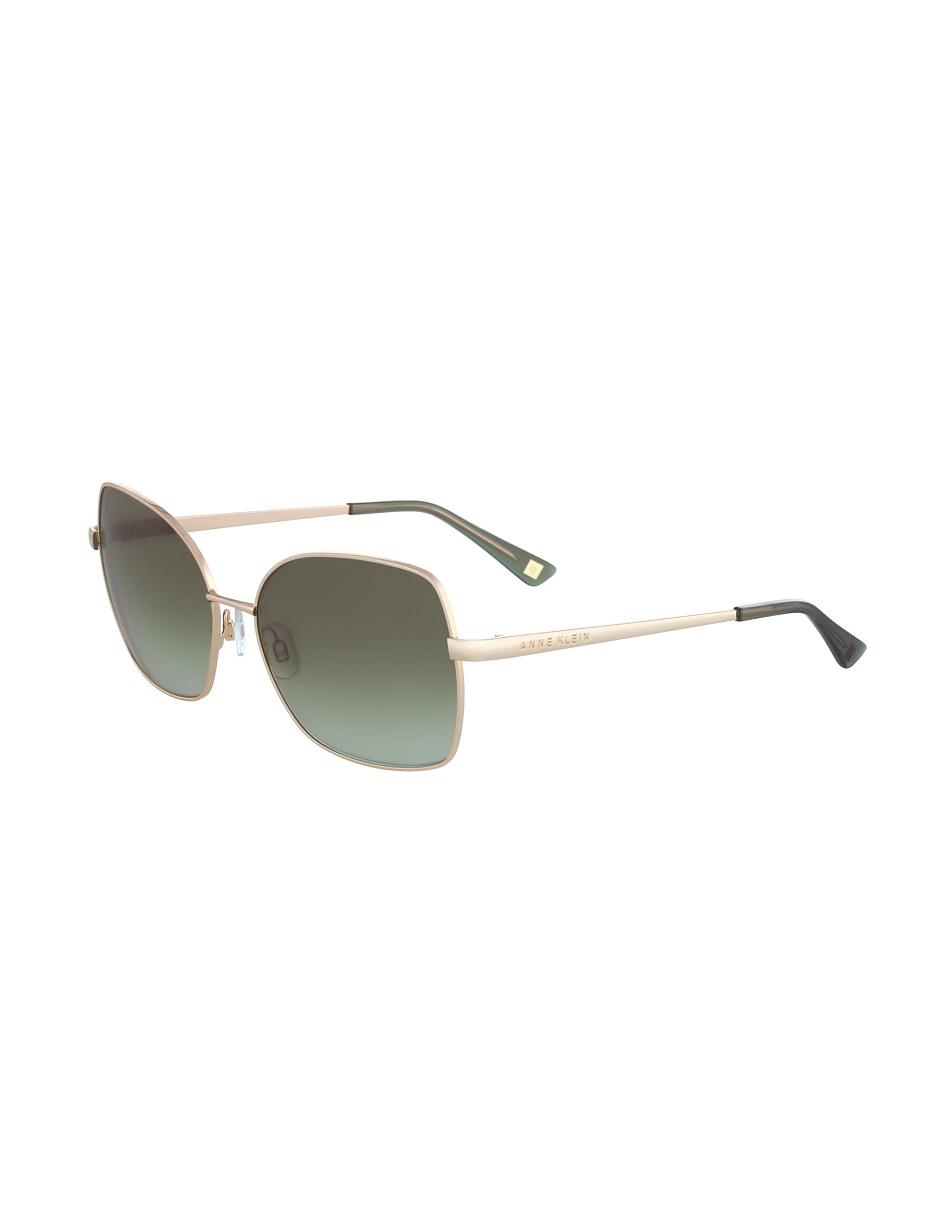 Anne Klein Metal Butterfly Sunglasses Extra groot Groen Goud | NLZDE68211