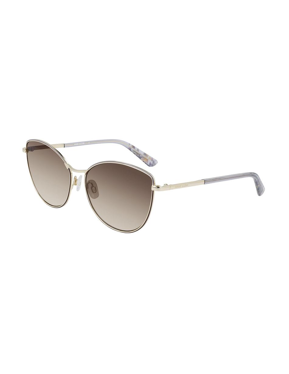 Anne Klein Metal Cat-eye Sunglasses Extra groot Goud | NLDFL94854