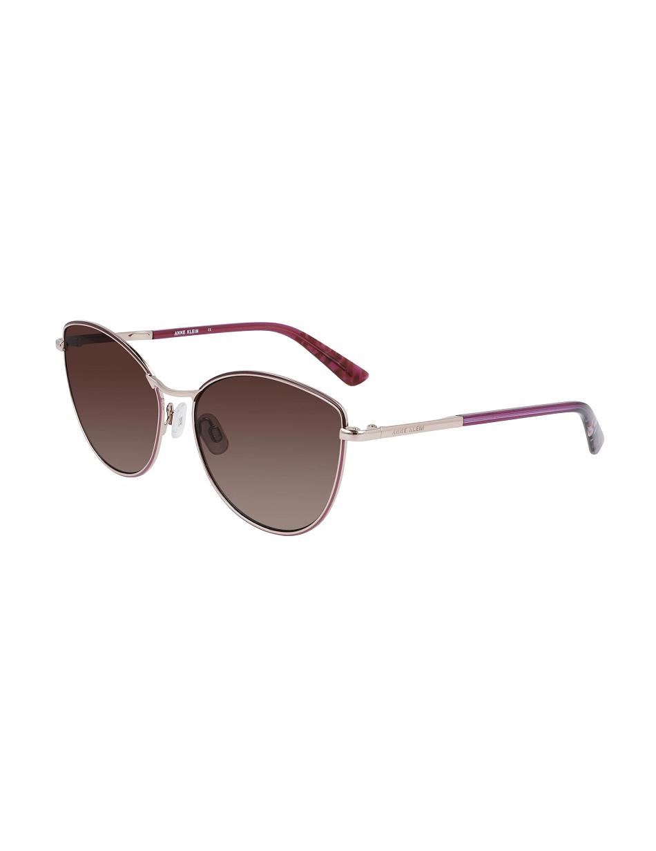 Anne Klein Metal Sunglasses Kattenoog Roze Goud | SNLNY25332