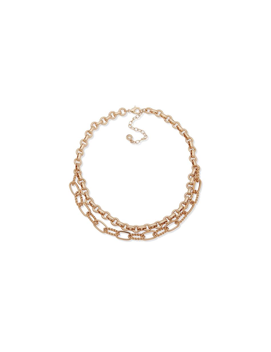 Anne Klein Multirow Chain Kettingen Goud | QNLUV43155