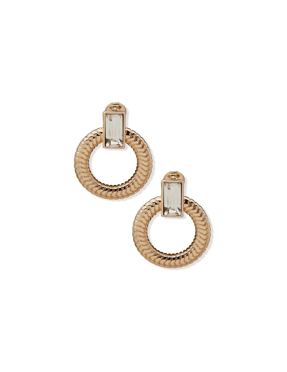 Anne Klein Omega Chain Doorknocker Clip Earring Goud | NLIIZ96453