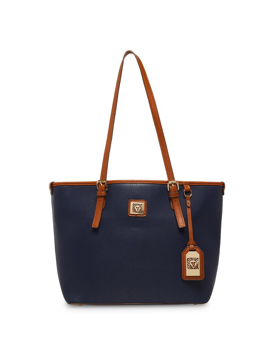 Anne Klein Perfect Lion Logo Tote Tassen Blauw | ZNLNQ85602