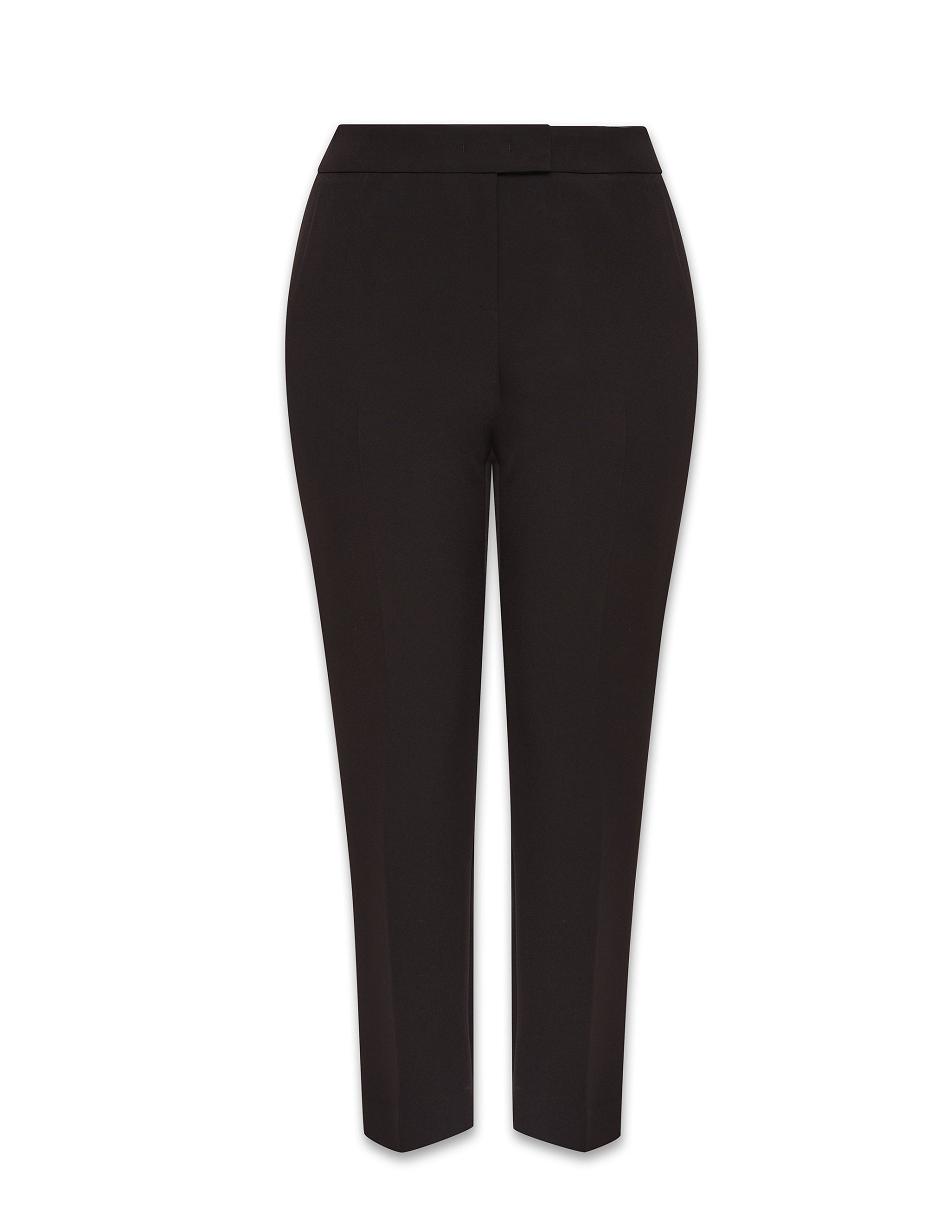 Anne Klein Plus Size Contour Stretch Bowie Pant Broek Zwart | NLICD91853