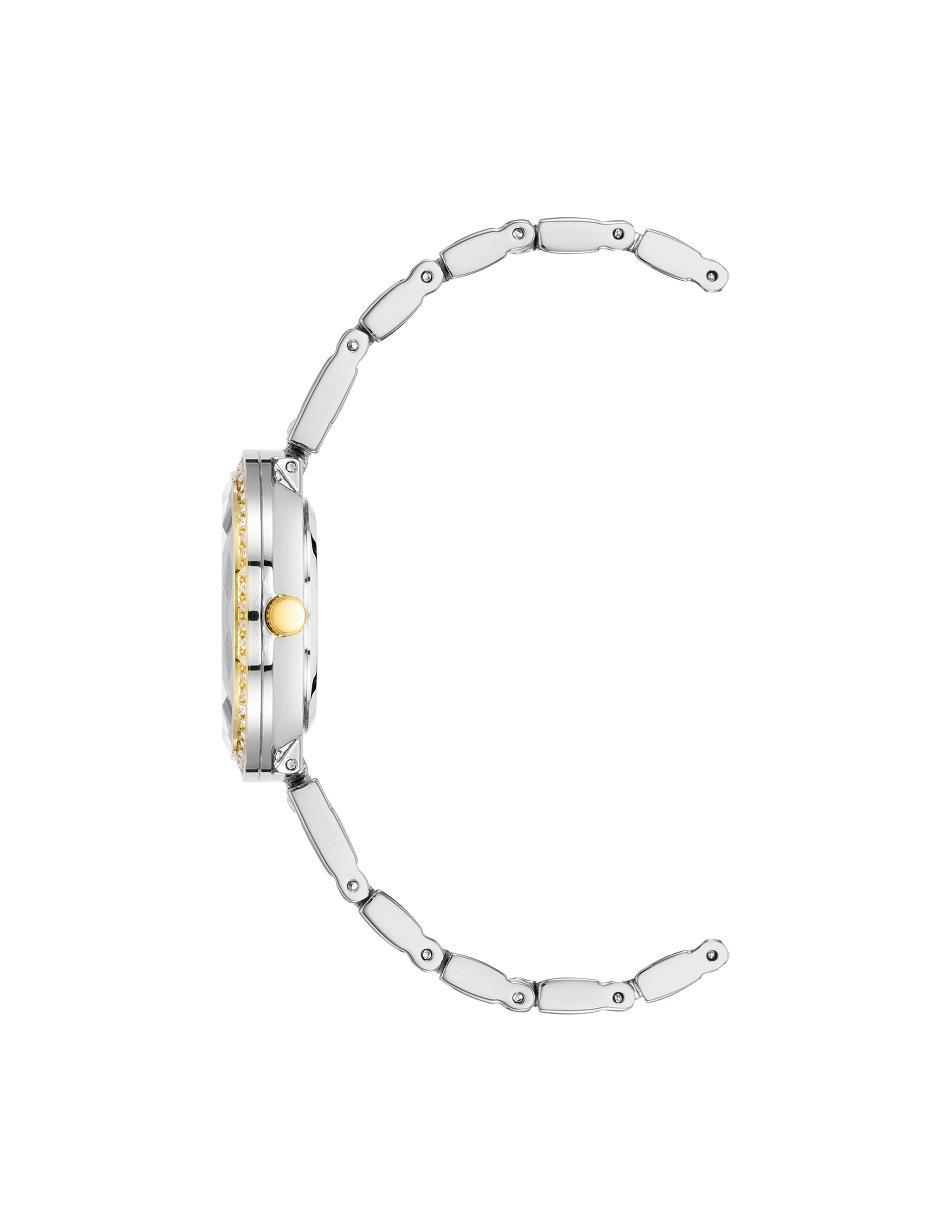 Anne Klein Premium Crystal Bracelet Watch Metalen Zilver Goud | NLCIF19899