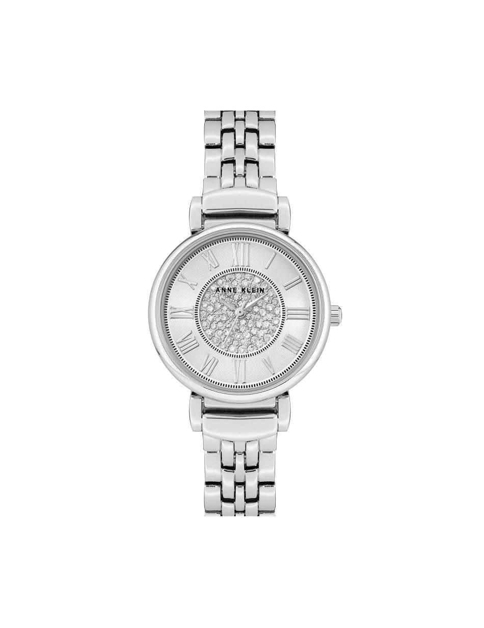 Anne Klein Premium Crystal Dial Watch Metalen Zilver | MNLFT11872