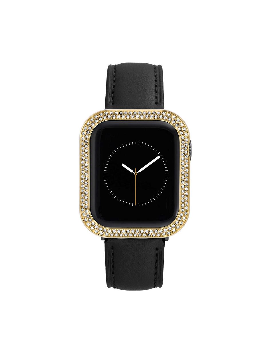 Anne Klein Premium Crystals Protective Case Cover for Apple Watch® Metalen Goud | MNLFT52255