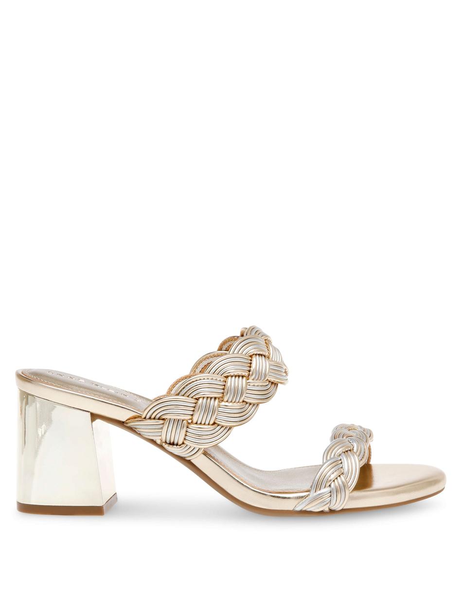 Anne Klein Reggie Jurken Sandal Hakken Zilver Goud | BNLSD51153