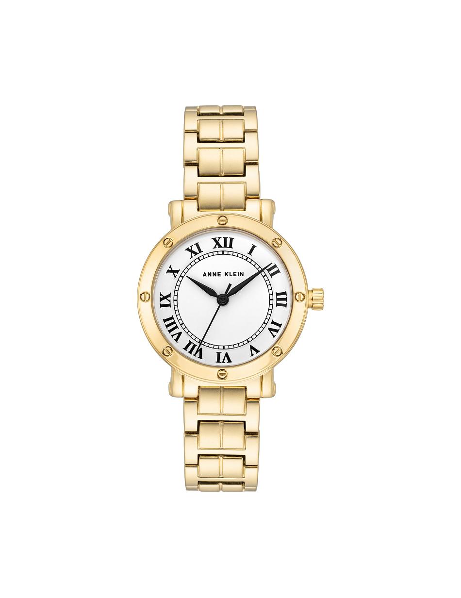 Anne Klein Roman Numeral Dial Bracelet Watch Metalen Goud | PNLER22998