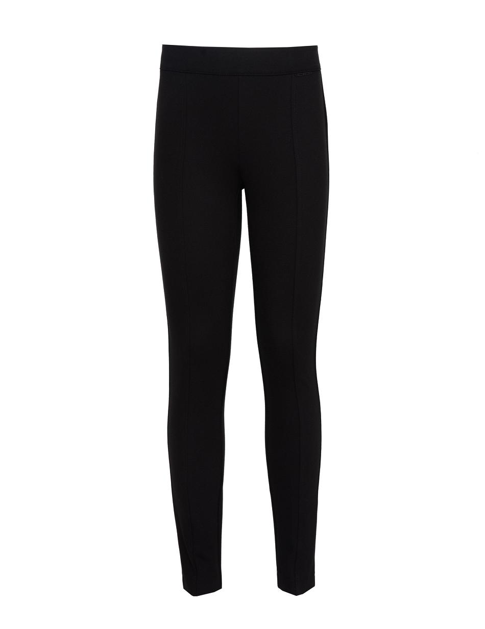 Anne Klein Slim Leg Compression Pant Broek Zwart | MNLFT95372