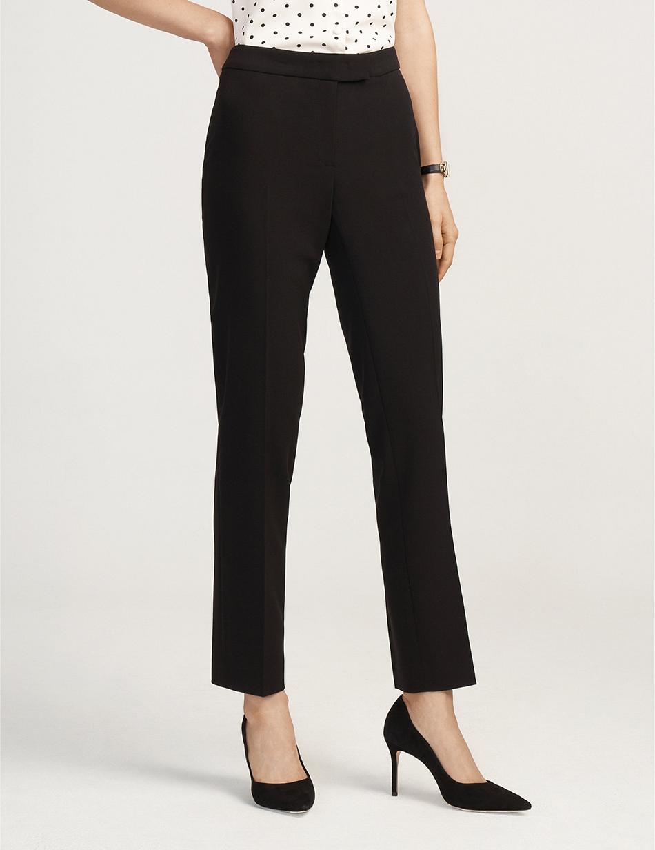 Anne Klein Slim Leg Pant Broek Zwart | GNLUC90941