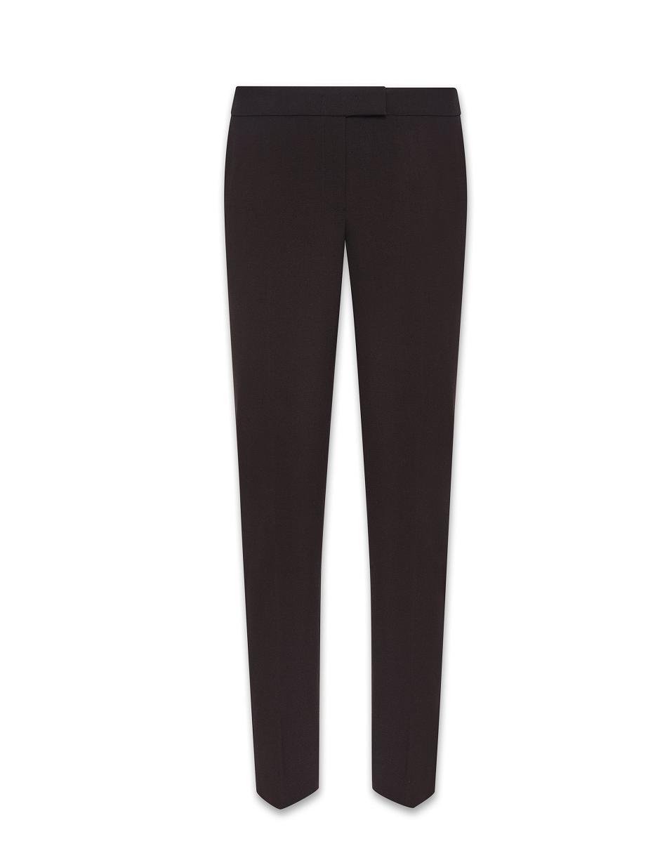 Anne Klein Slim Leg Pant Broek Zwart | GNLUC90941