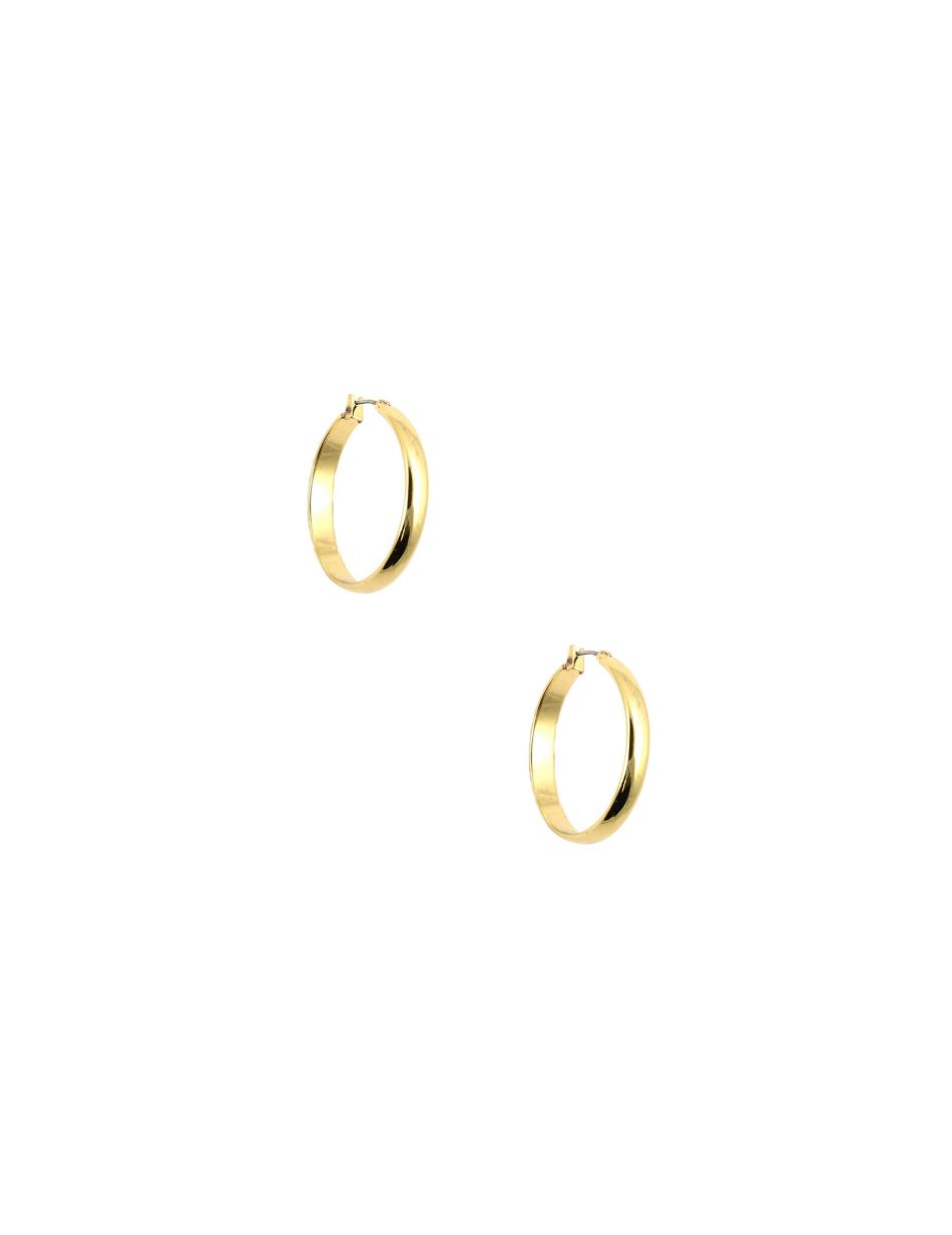 Anne Klein Small Gold-Tone Hoop Earring Goud | NLNZX73060